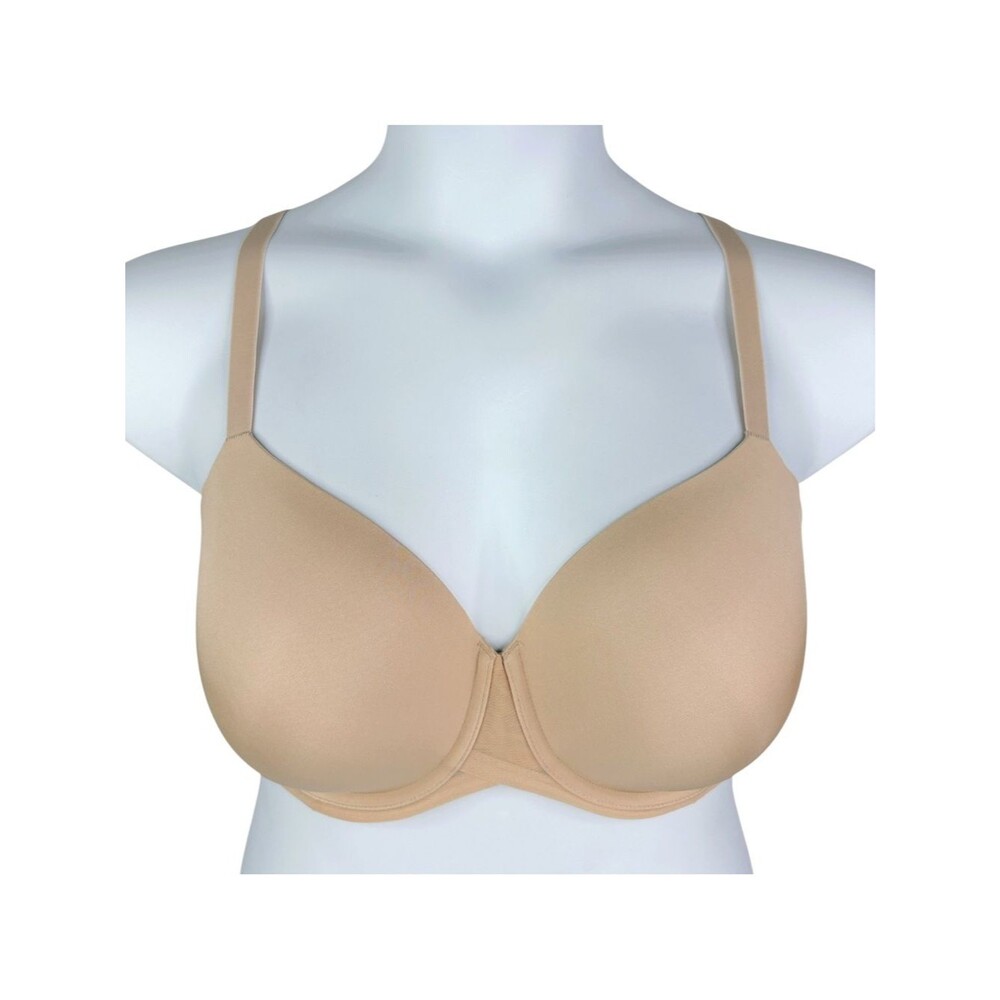Wacoal Ultimate Side Smoother T-Shirt Bra sz 34DDD * Underwire Sand Beige Nude